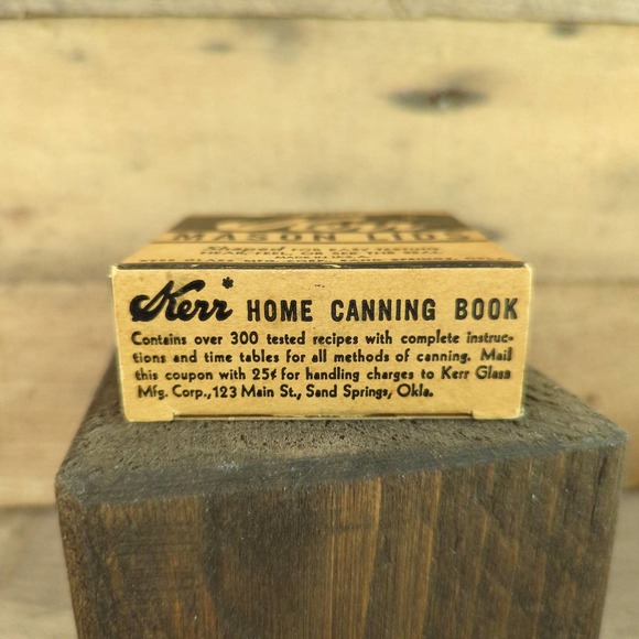 Vintage 1930s Kerr Mason Lids / Ephemera - Picture 6 of 8